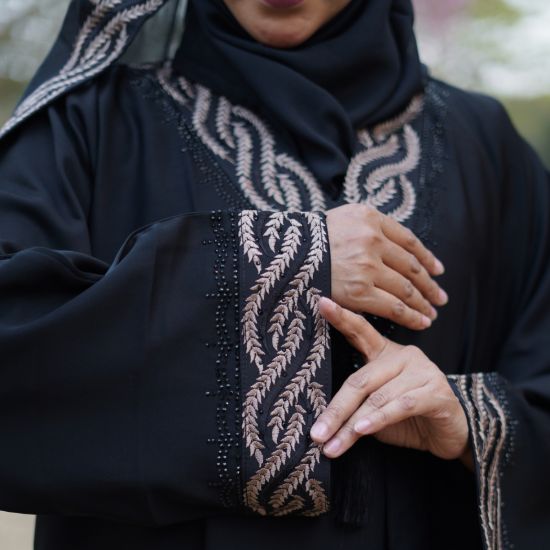Picture of Dubai Premium Embroidered Abaya – Black
