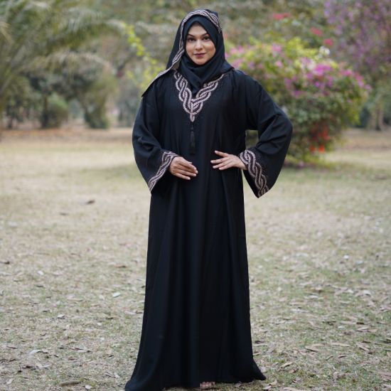 Picture of Dubai Premium Embroidered Abaya – Black