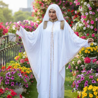 Picture of Dubai Royal Heritage Abaya – White Gold