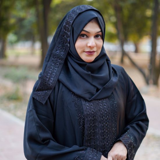 Picture of Dubai Royal Onyx Crystal Abaya