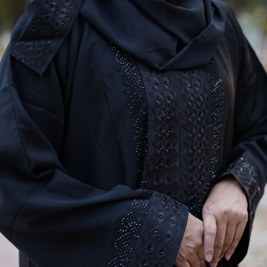 Picture of Dubai Royal Onyx Crystal Abaya